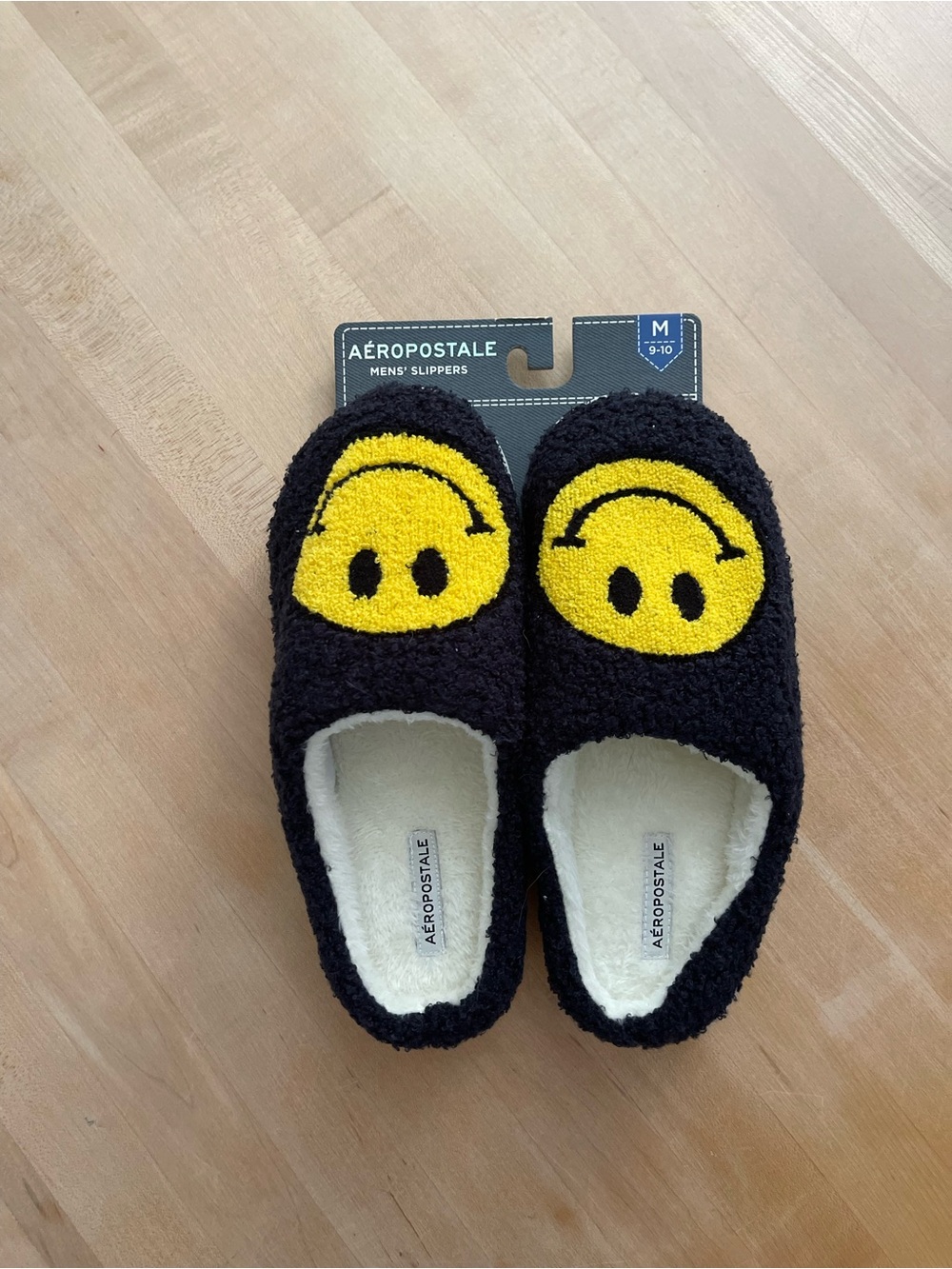 Aeropostale Cream Sole Indoor/Outdoor Slippers